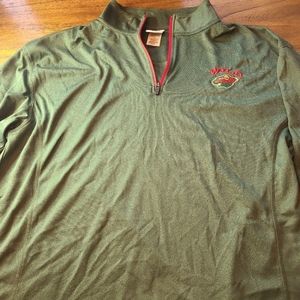 Minnesota Wild NHL 1/4 Zip Pullover Longsleeve Mens Size XL